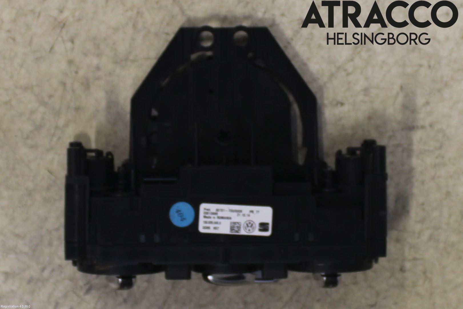 Volkswagen VW UP! / E-UP! Varmeapparat Panel(Regulering)