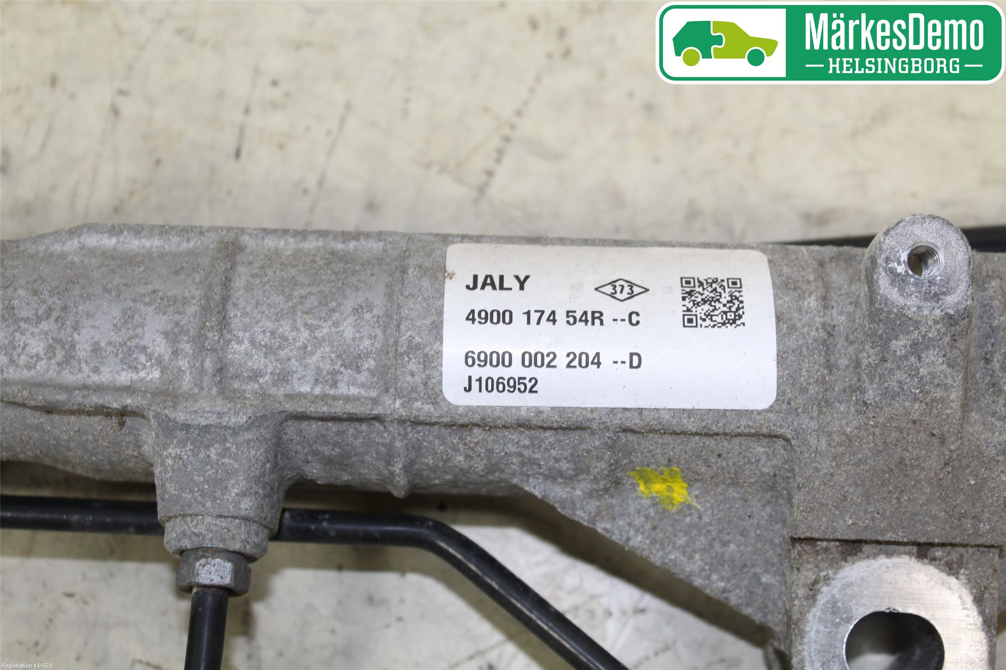 Dacia LODGY 12-18 Servo Snekke - Tannstang