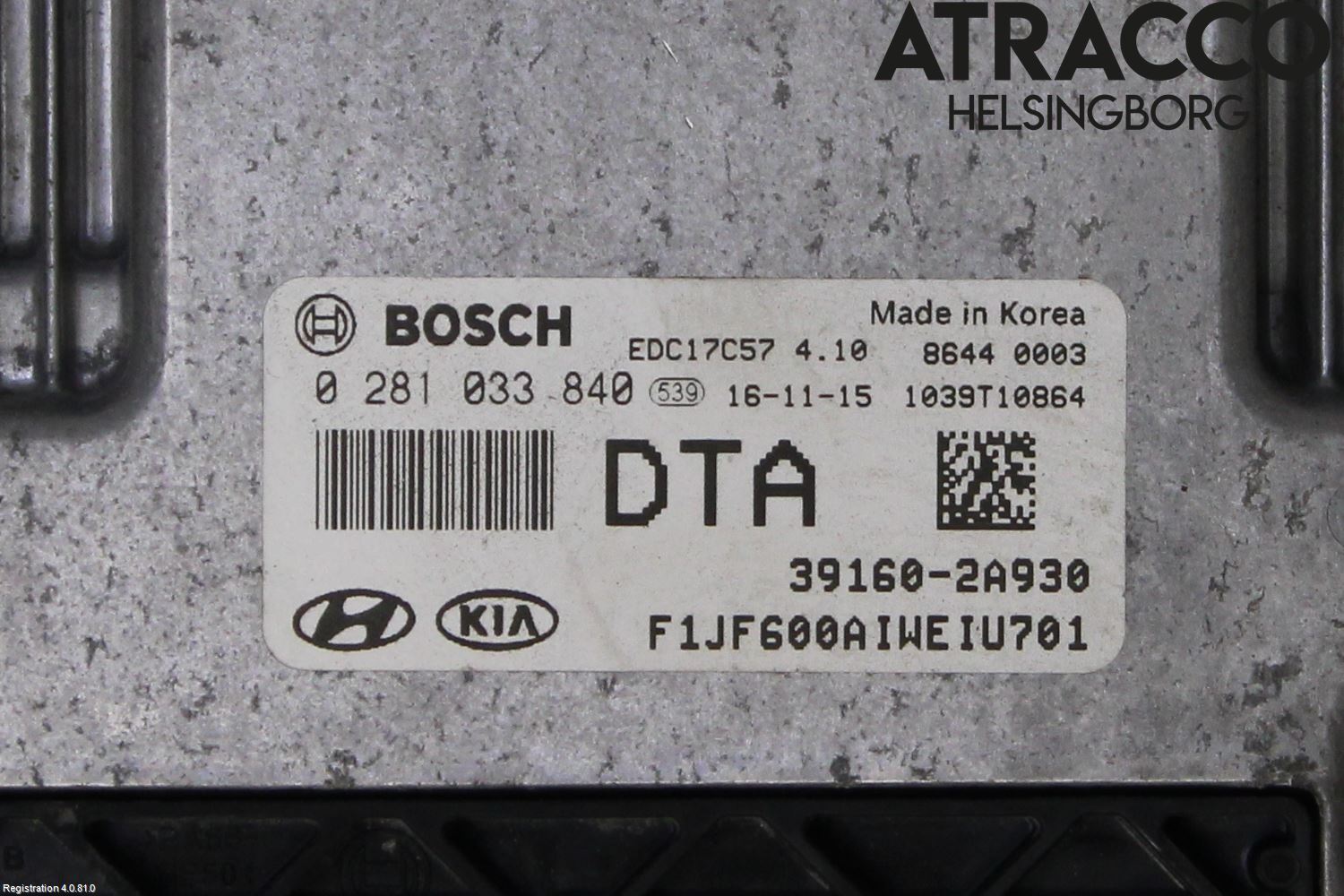 Kia OPTIMA 16-20 Styreenhet Dieselpumpe