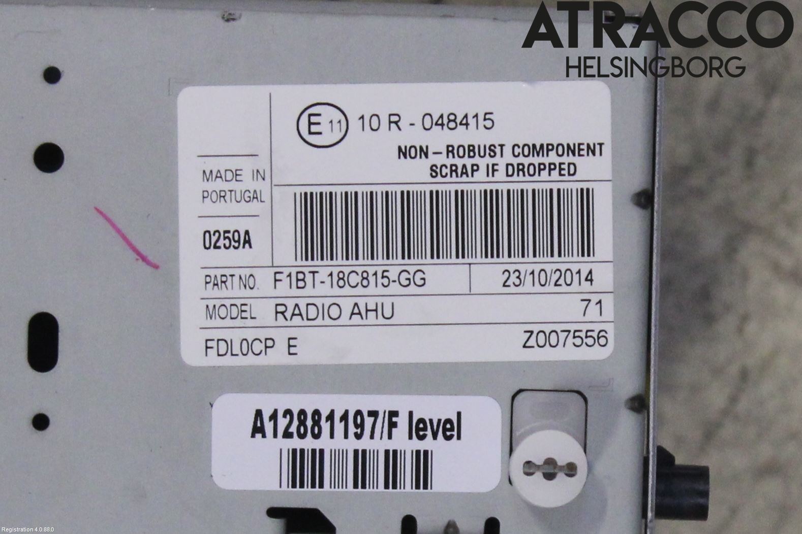 Ford FOCUS 15-18 Stereo Radio Med Cd