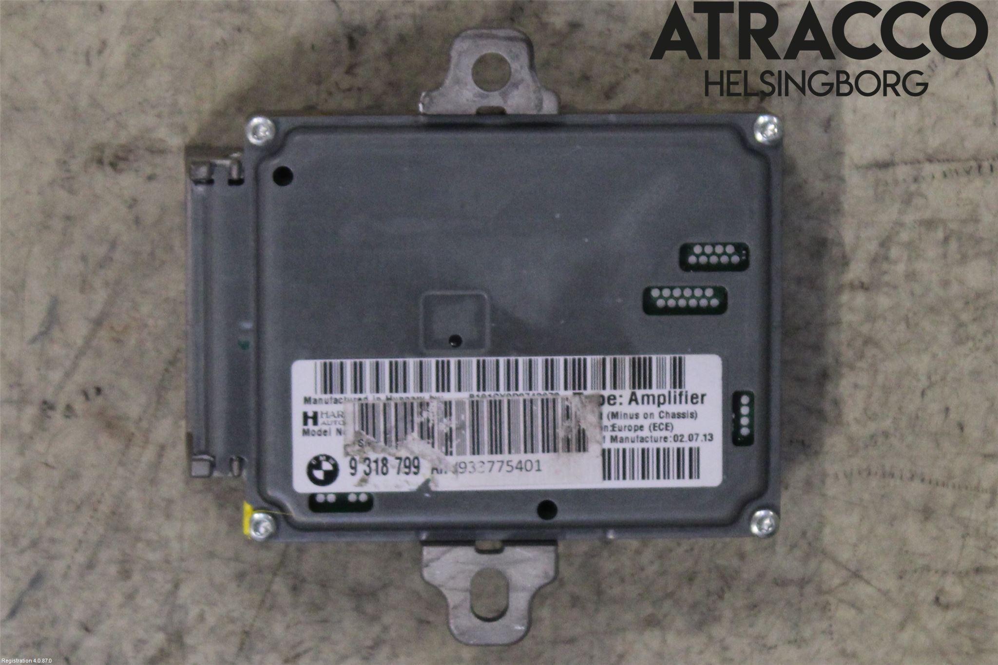 BMW 5 F10/F11/F18 09-17 Stereo Forsterker
