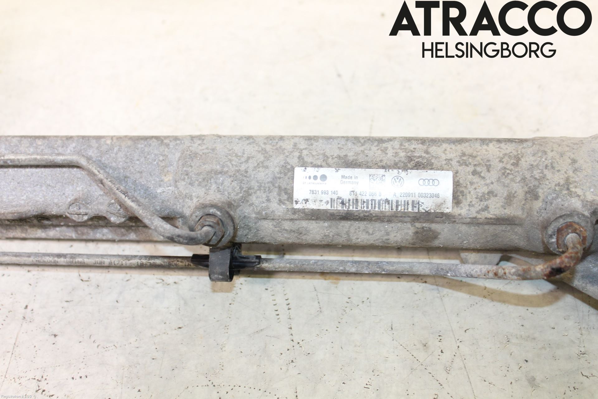 Audi A4 12-15 Servo Snekke - Tannstang