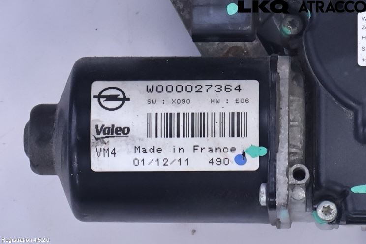 Opel ZAFIRA C 12-19 Viskeroverføring Frontrute
