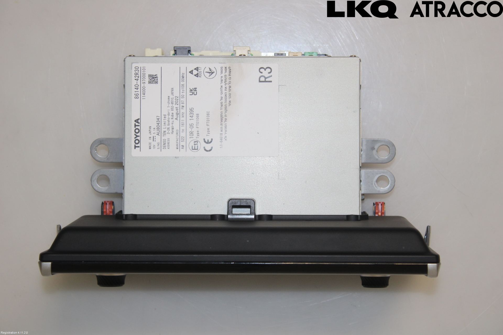 Toyota RAV4 19- Stereo Radio