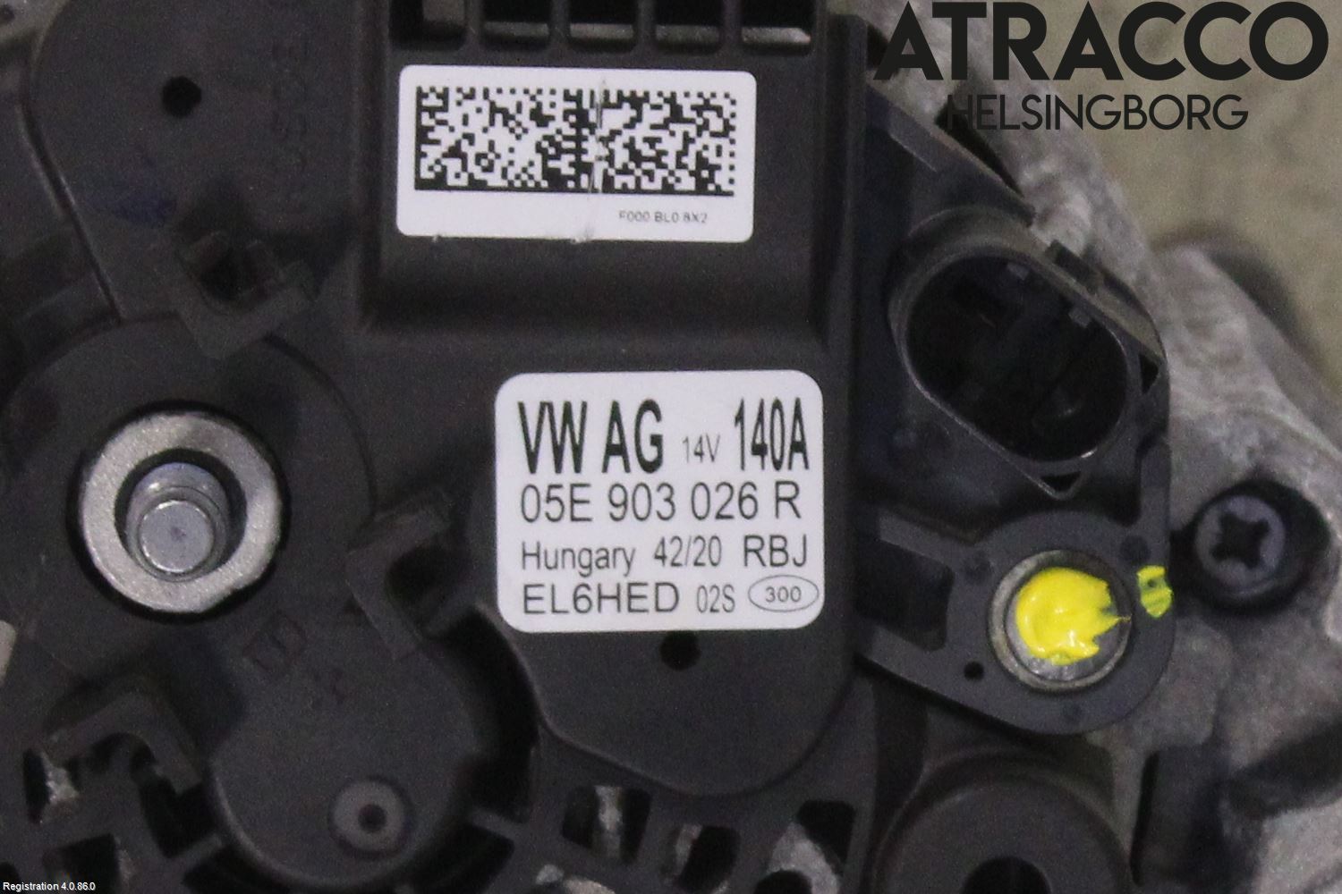 Volkswagen VW TOURAN 16- Dynamo
