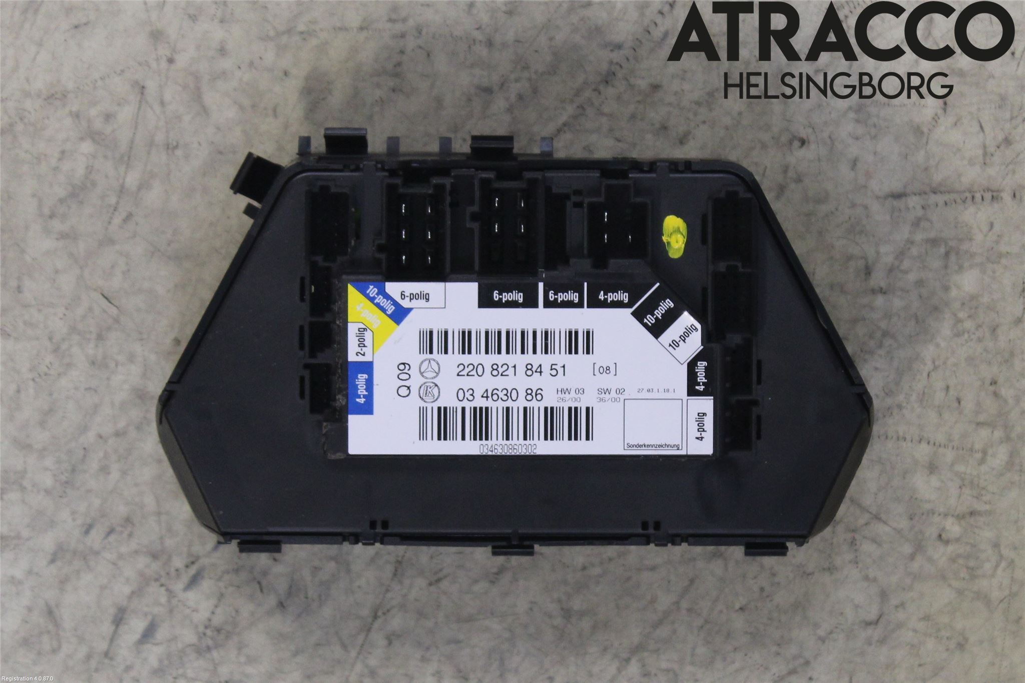 Mercedes-Benz MB S-KLASS (W220)  99-05 Bryter Sete Regulering