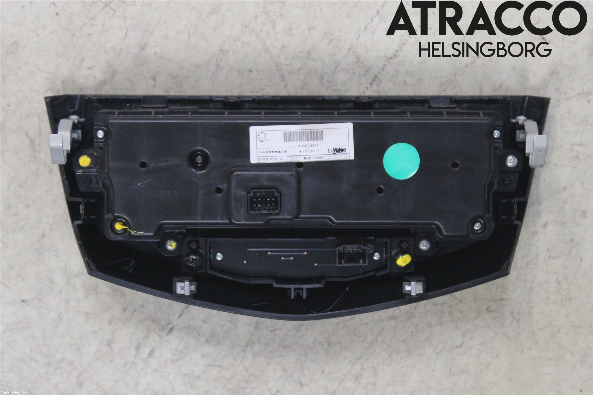 Nissan QASHQAI 17-21 Varme Ac Betjening-Display