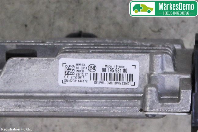 Peugeot 308 14-21 Styreenhet Øvrig