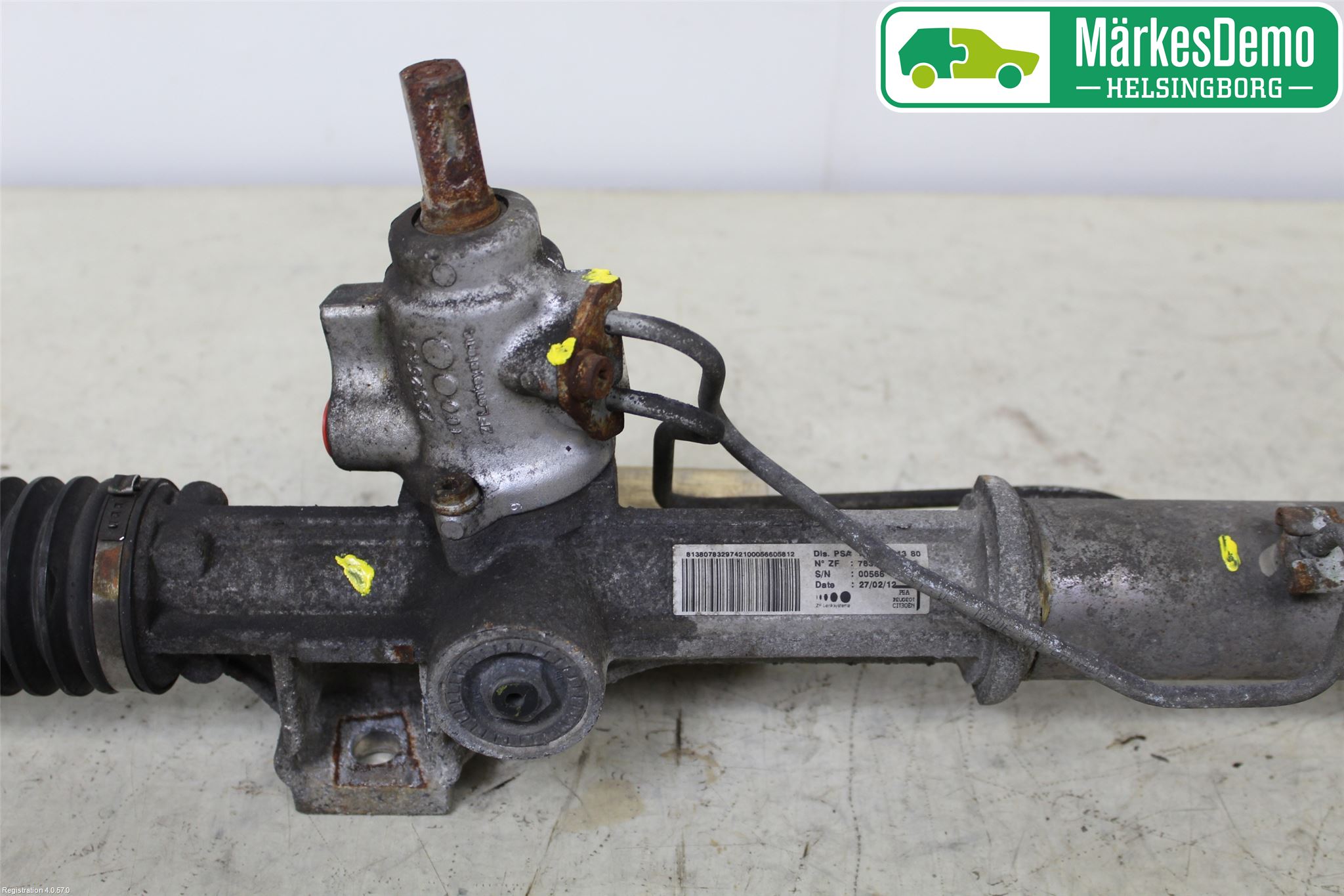Peugeot EXPERT 07-14 Servo Snekke - Tannstang