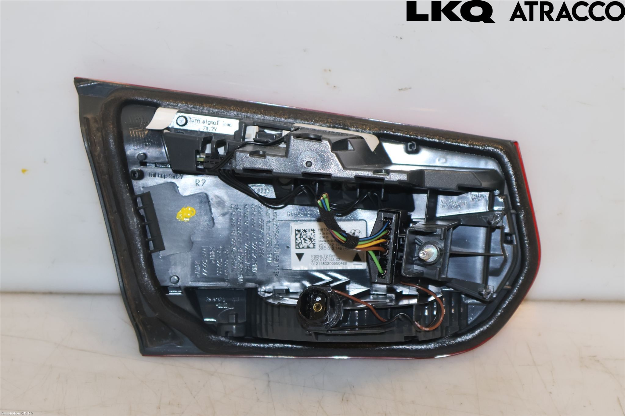 BMW 3 F30/F31/F80 12-19 Baklykt Høyre  På Luke(Indre)
