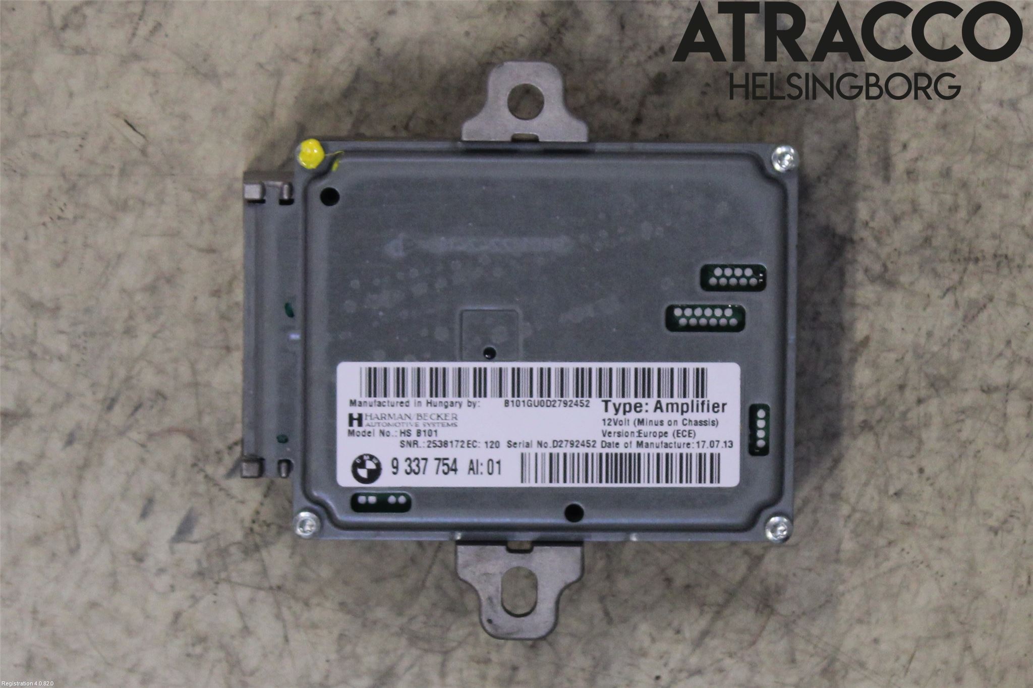 BMW 5 F10/F11/F18 09-17 Stereo Forsterker