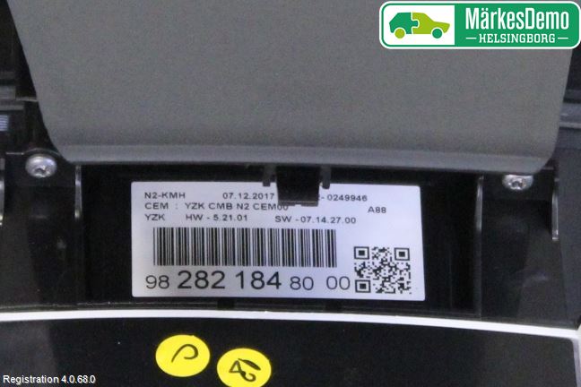 Citroen COTROEN C3 17-24 Instr Kombinert