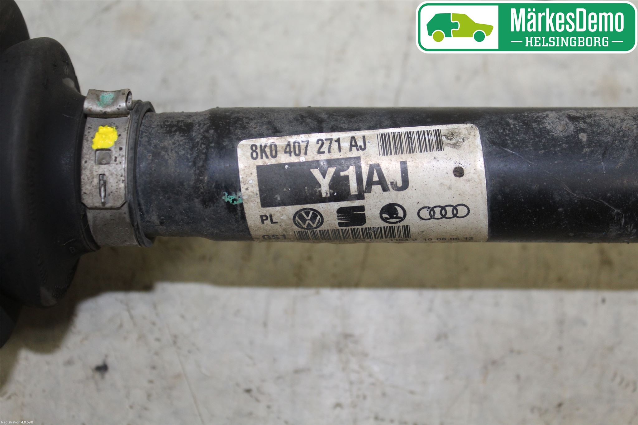Audi A4 12-15 Drivaksel Foran Kompl Venstre