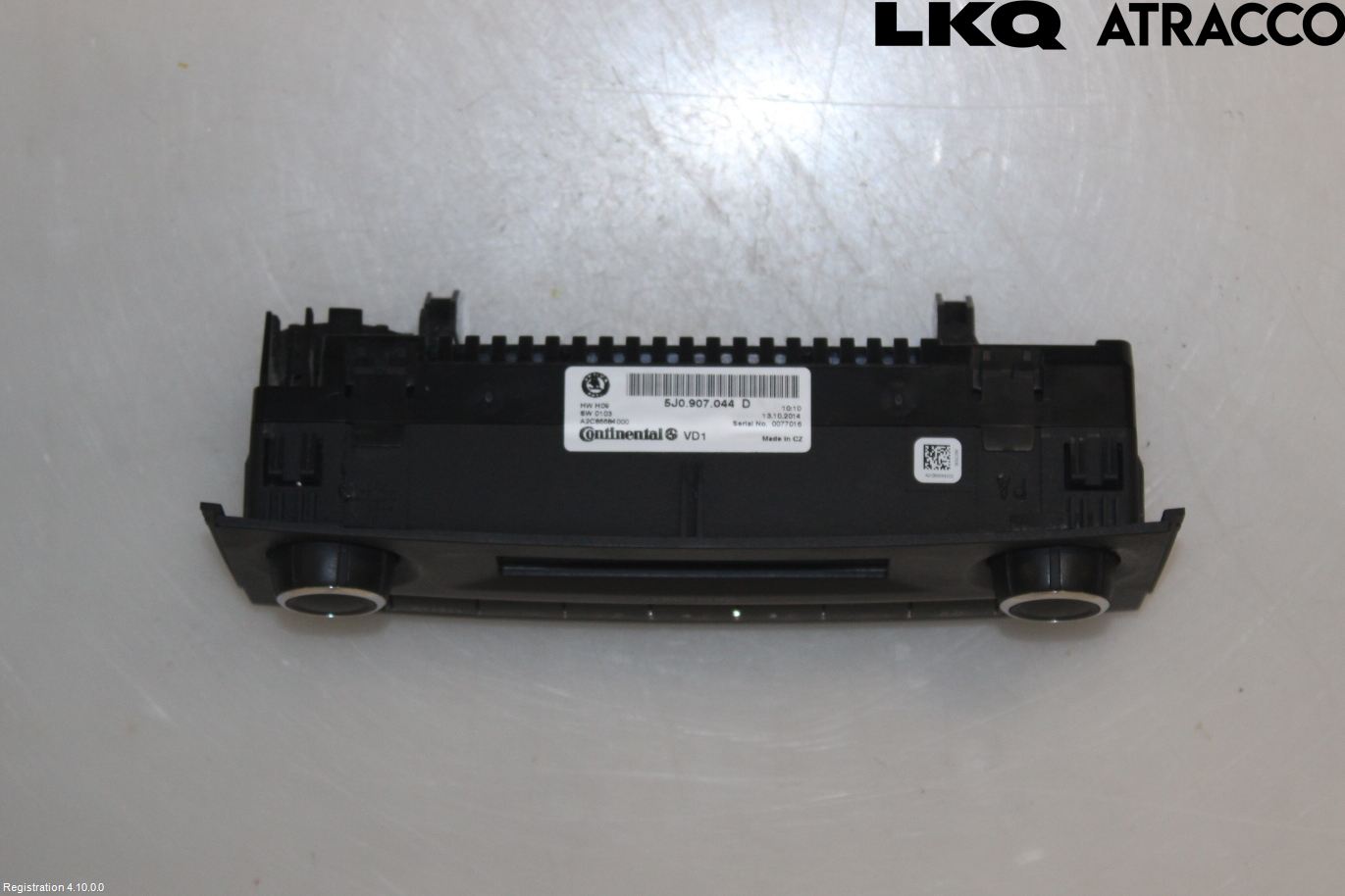 Skoda FABIA 15-21 Varme Ac Betjening-Display