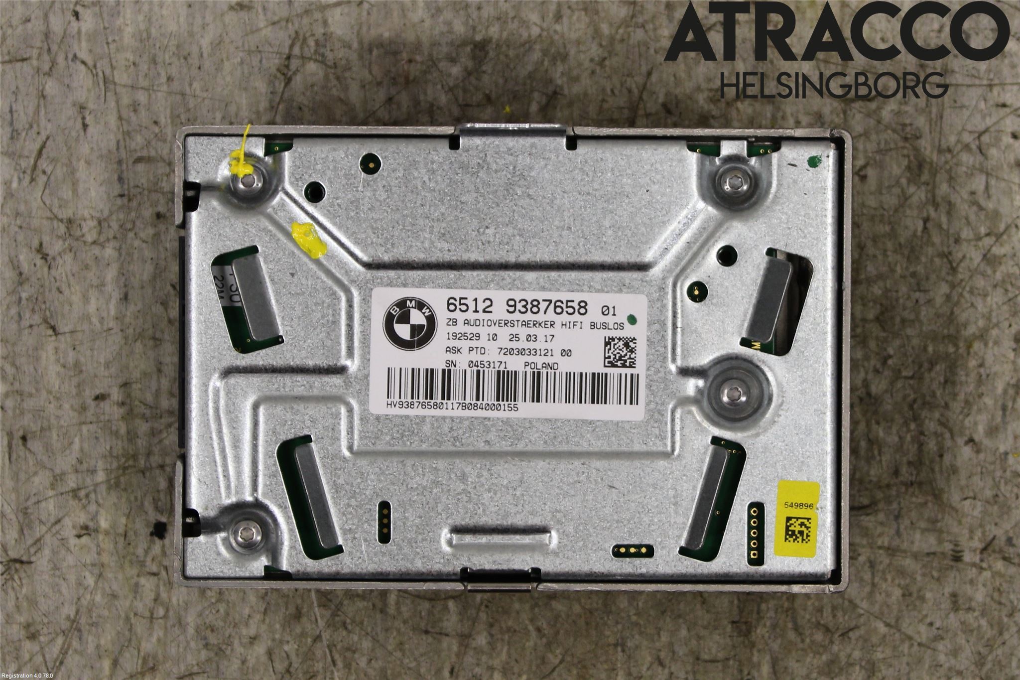 BMW 3 F30/F31/F80 12-19 Stereo Forsterker