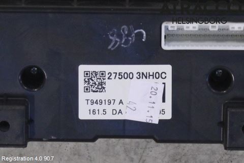 Nissan LEAF 11-17 Varme Ac Betjening-Display
