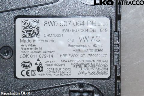 Audi A4/S4 B9 16-19 Styreenhet Klima