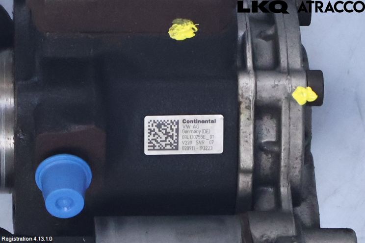 Volkswagen VW GOLF VI 09-13 Drivstoff Dieselpumpe Hoved