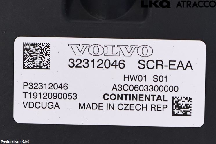 Volvo V60 19- Styreenhet Eksosrensing