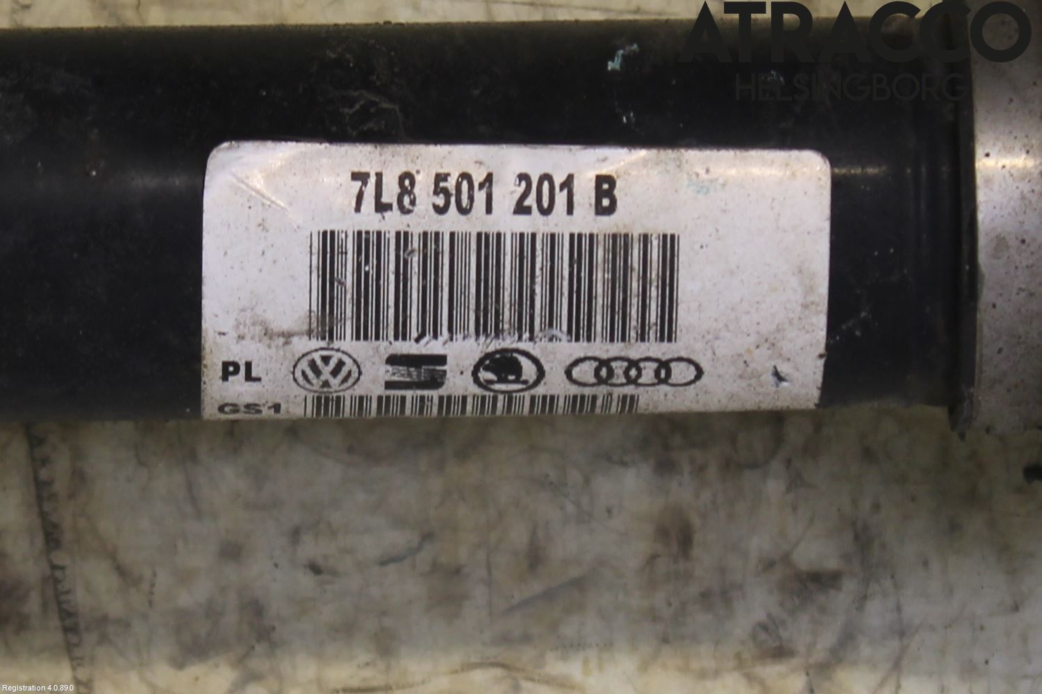 Audi Q7/SQ7 Drivaksel Bak Kompl Høyre