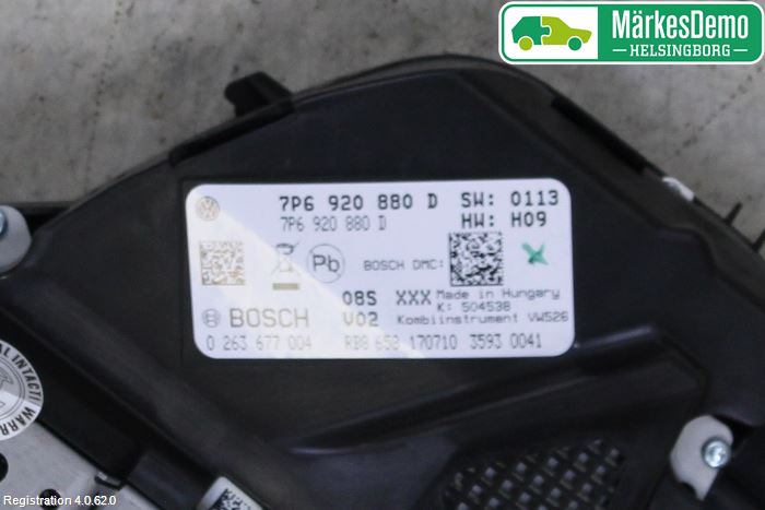 Volkswagen VW TOUAREG 7P 11-18 Instr Kombinert