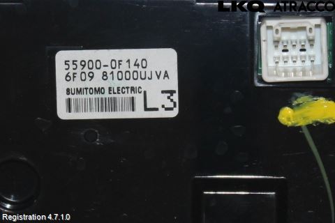 Toyota VERSO 09-18 Varme Ac Betjening-Display