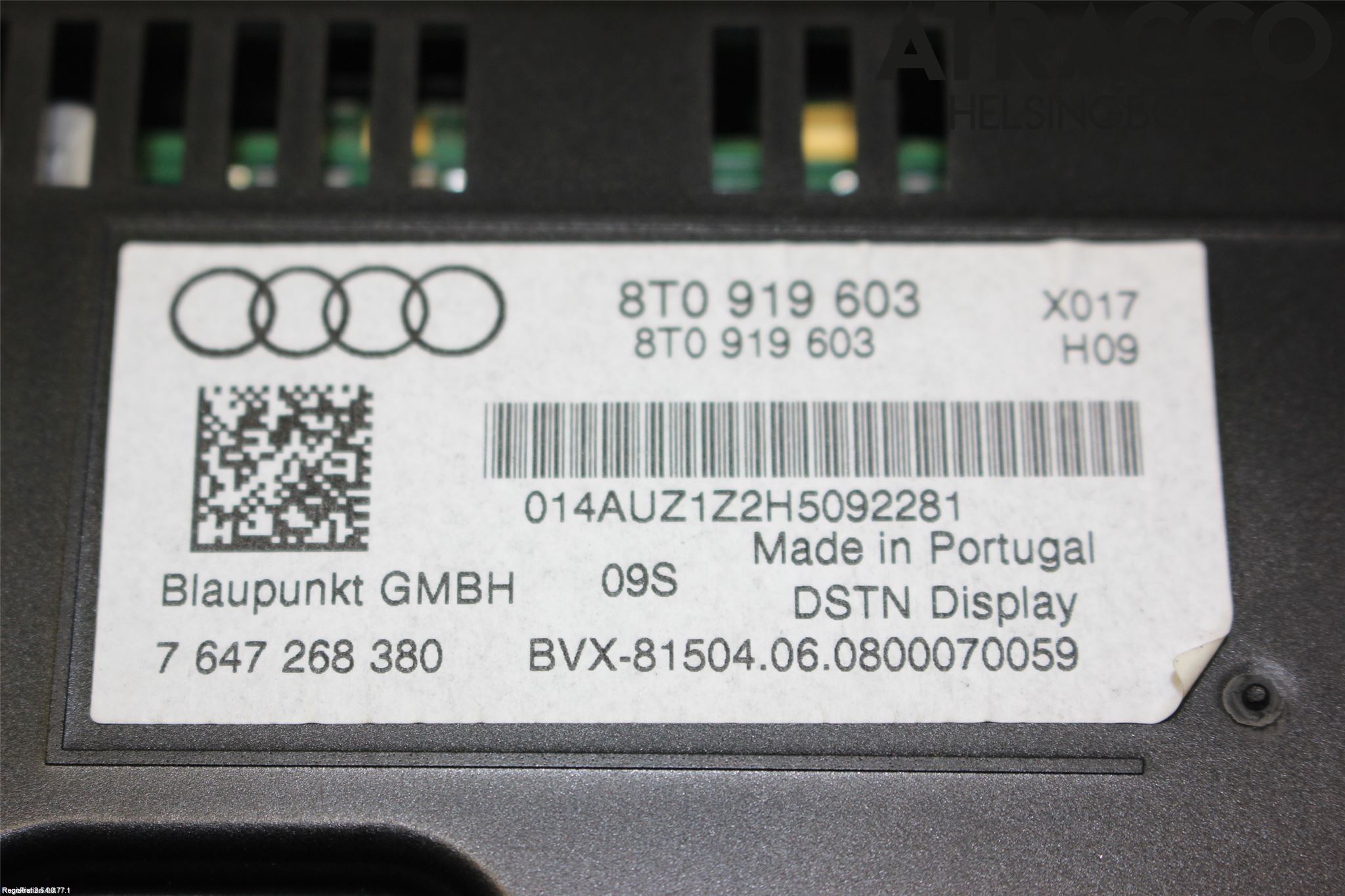 Audi A5 07-16 Stereo Radio Øvrig