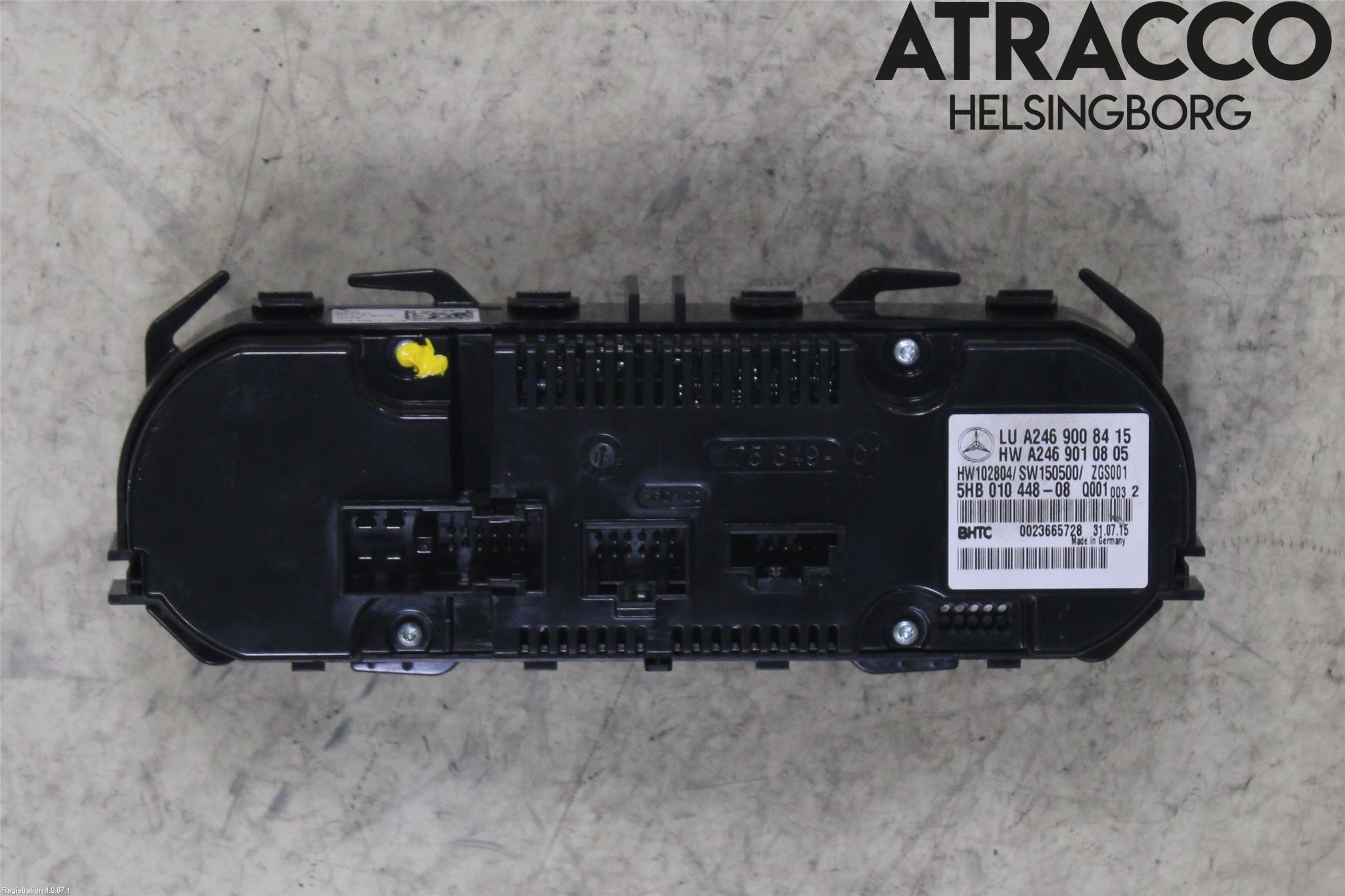 Mercedes-Benz MB CLA-KLASS (C117/X117) 13-19 Varme Ac Betjening-Display