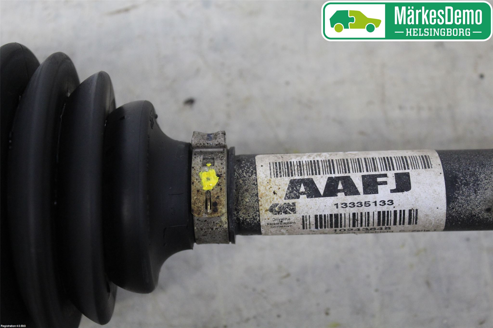 Opel ASTRA J 10-15 Drivaksel Foran Kompl Venstre