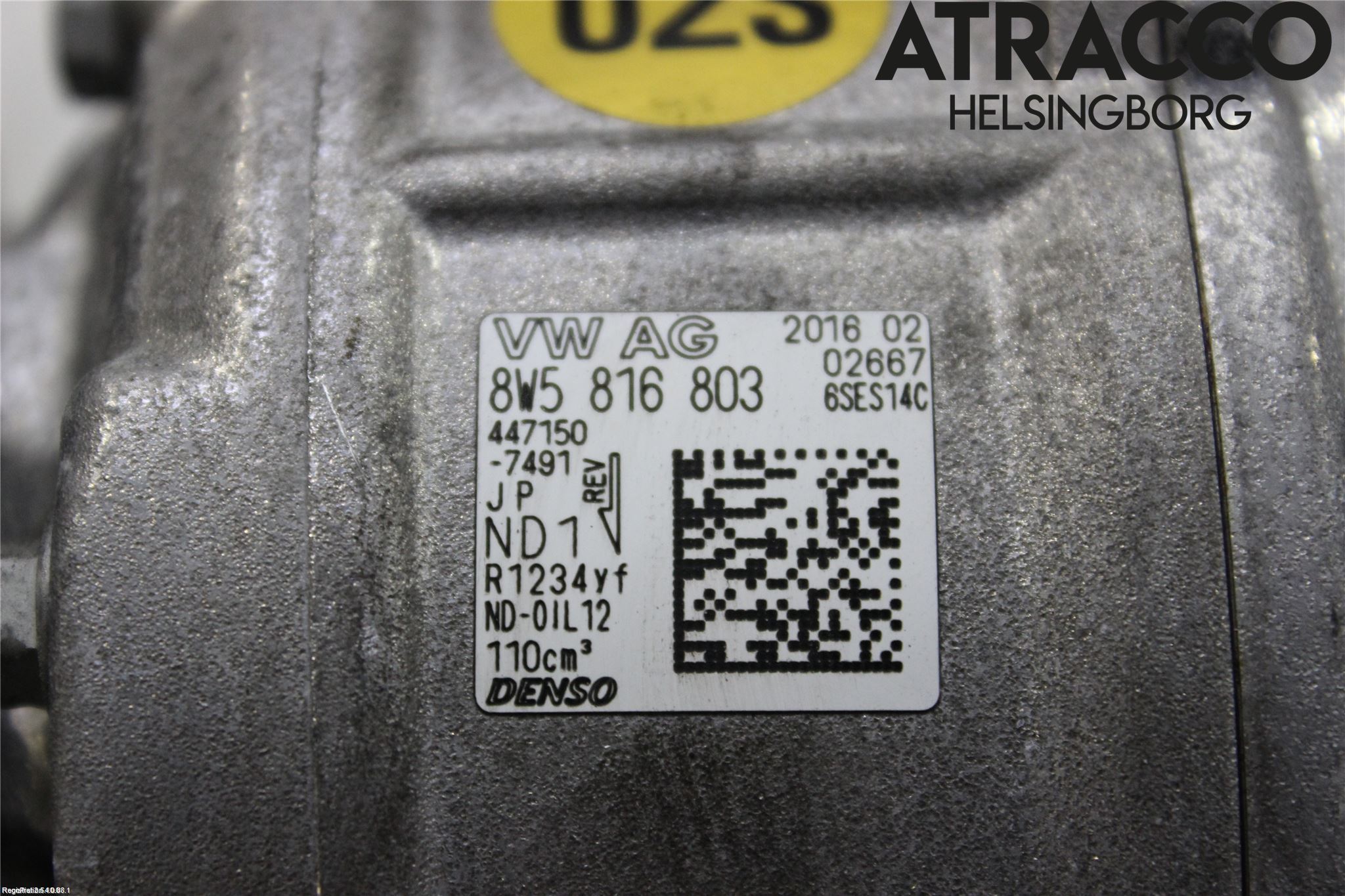 Audi A4/S4 B9 16-19 Varme Ac Kompressor