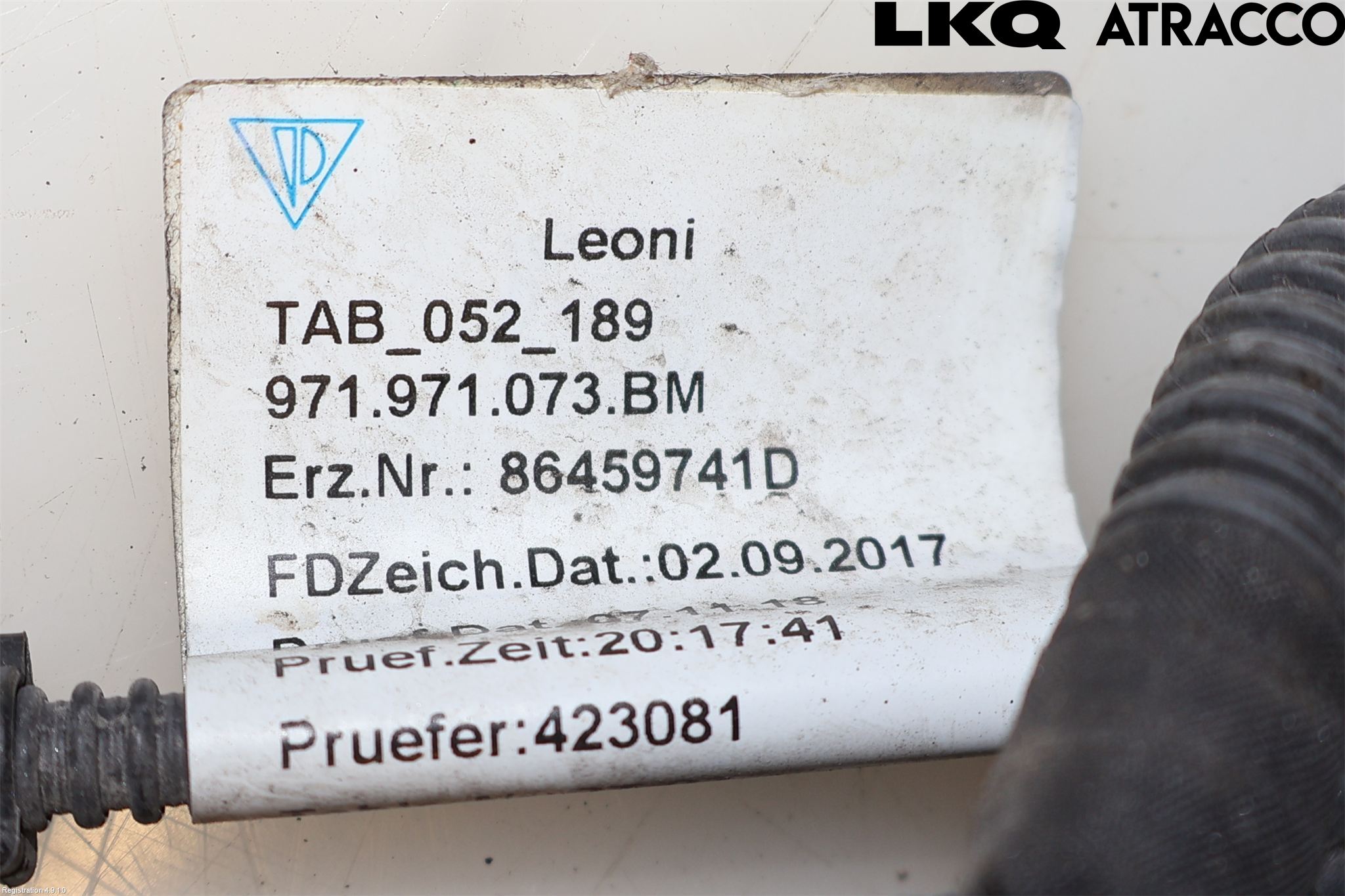 Porsche PANAMERA 09- Ledningsnett