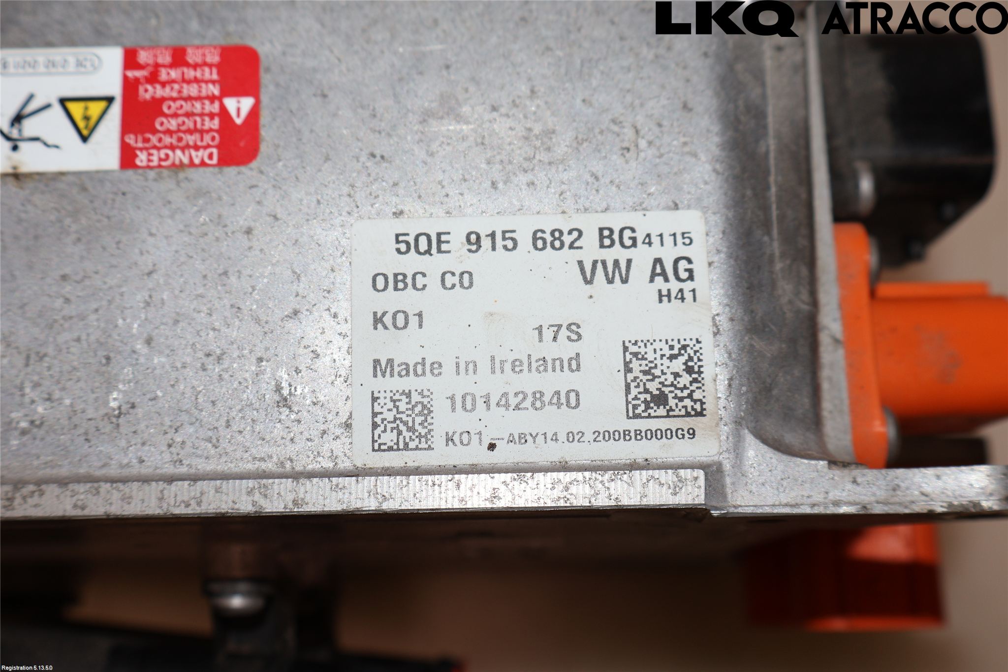 Volkswagen VW GOLF / E-GOLF VII 13-20 Batterilader Hybrid