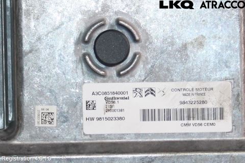 Citroen C4/E-C4 C4X/E-C4X III 21- Styreenhet Innsprøytning