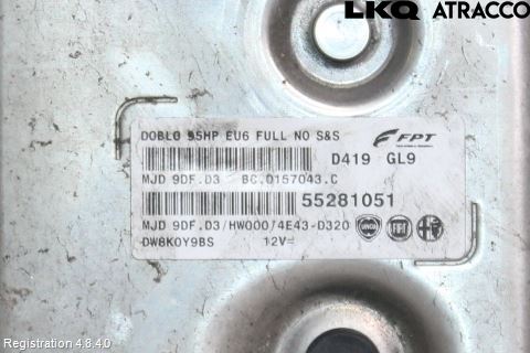 Opel COMBO D 12-18 Styreenhet Dieselpumpe