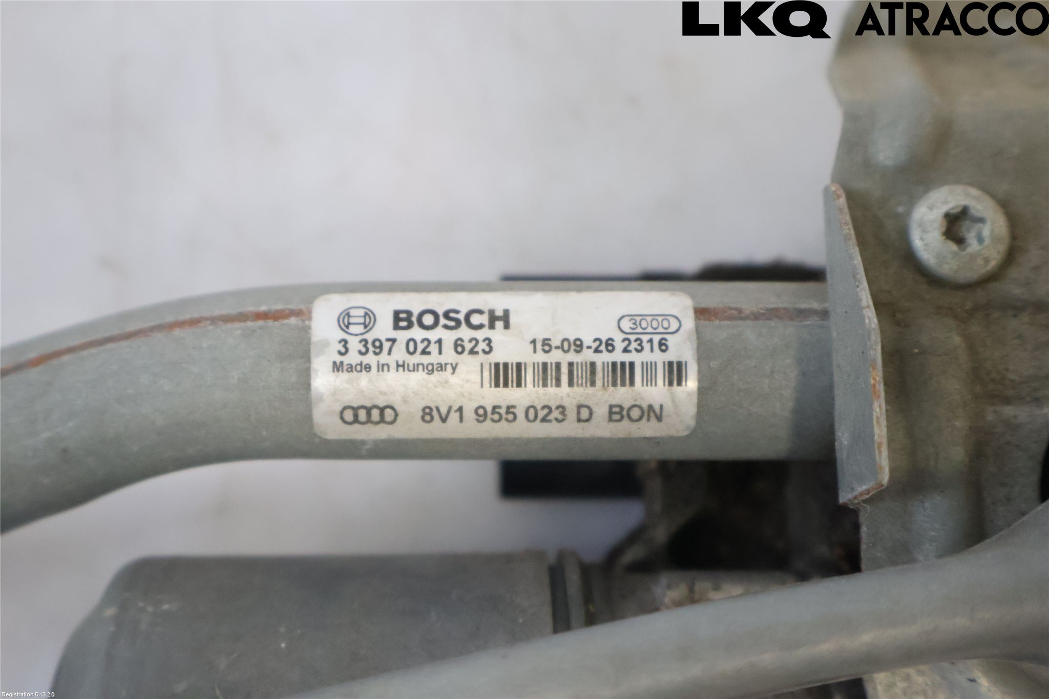 Audi A3/S3 8V 13-20 Viskeroverføring Frontrute
