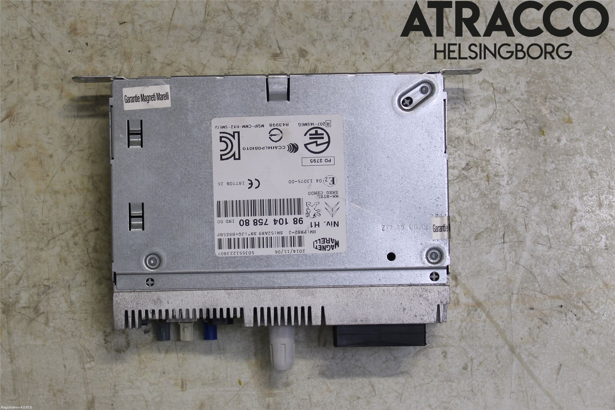 Peugeot 308 14-21 Stereo Radio