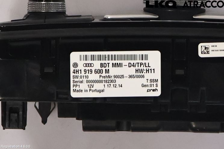 Audi A8/S8 4H 10-17 Stereo Radio Med Cd