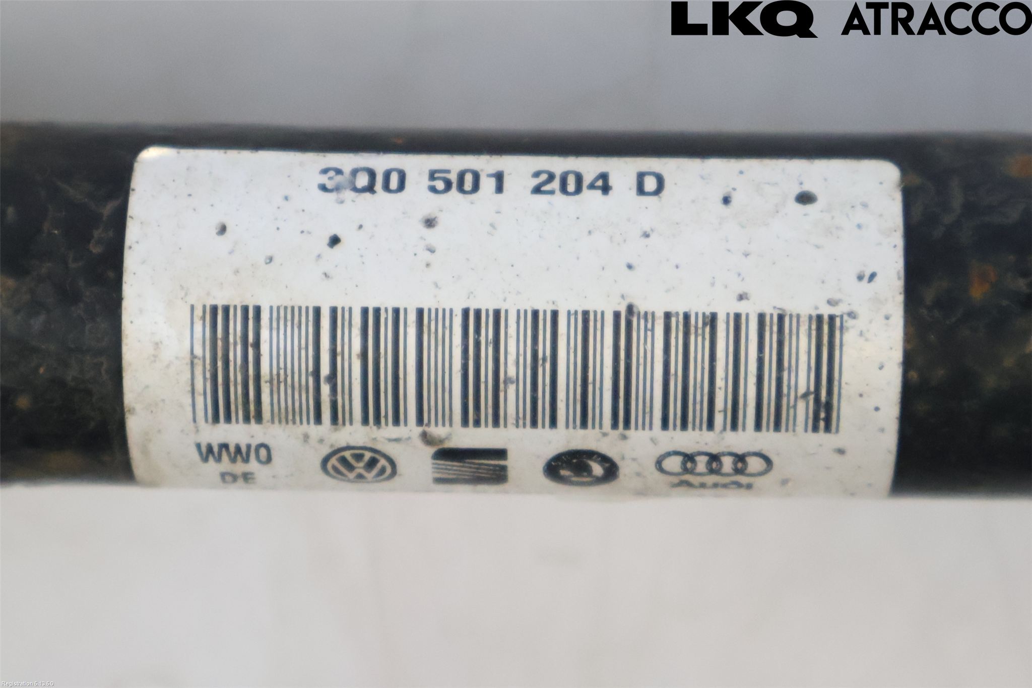Volkswagen VW PASSAT 20-24 Drivaksel Bak Kompl Høyre