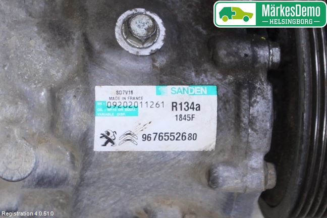 Peugeot BOXER 07-14 Varme Ac Kompressor