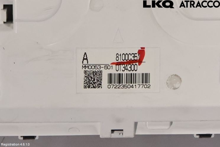 Mitsubishi ASX 10-22 Instr Kombinert