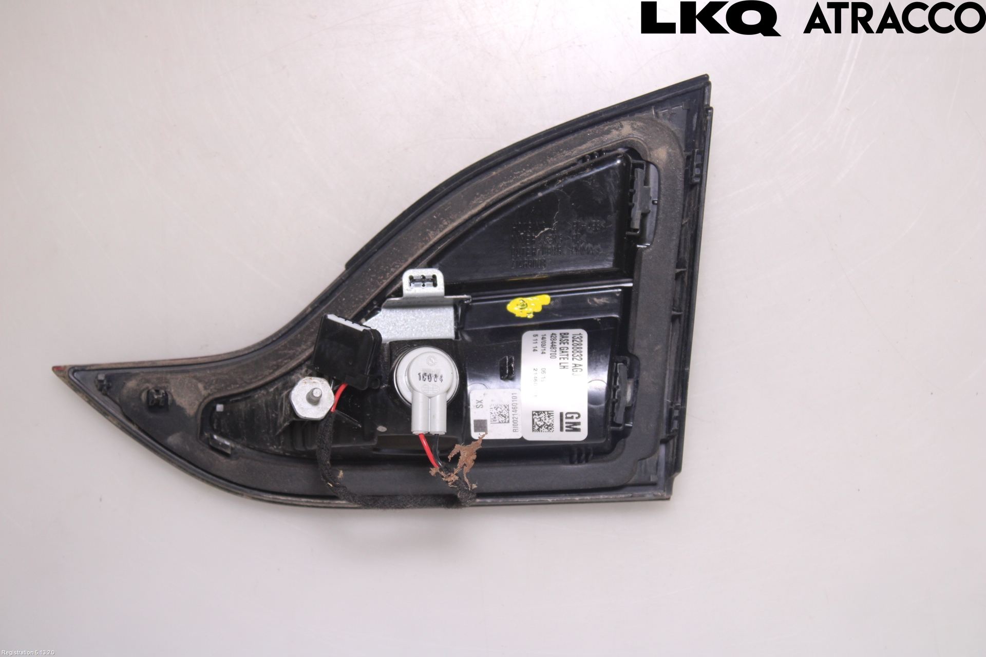 Opel ZAFIRA C 12-19 Baklykt Venstre  På Luke(Indre