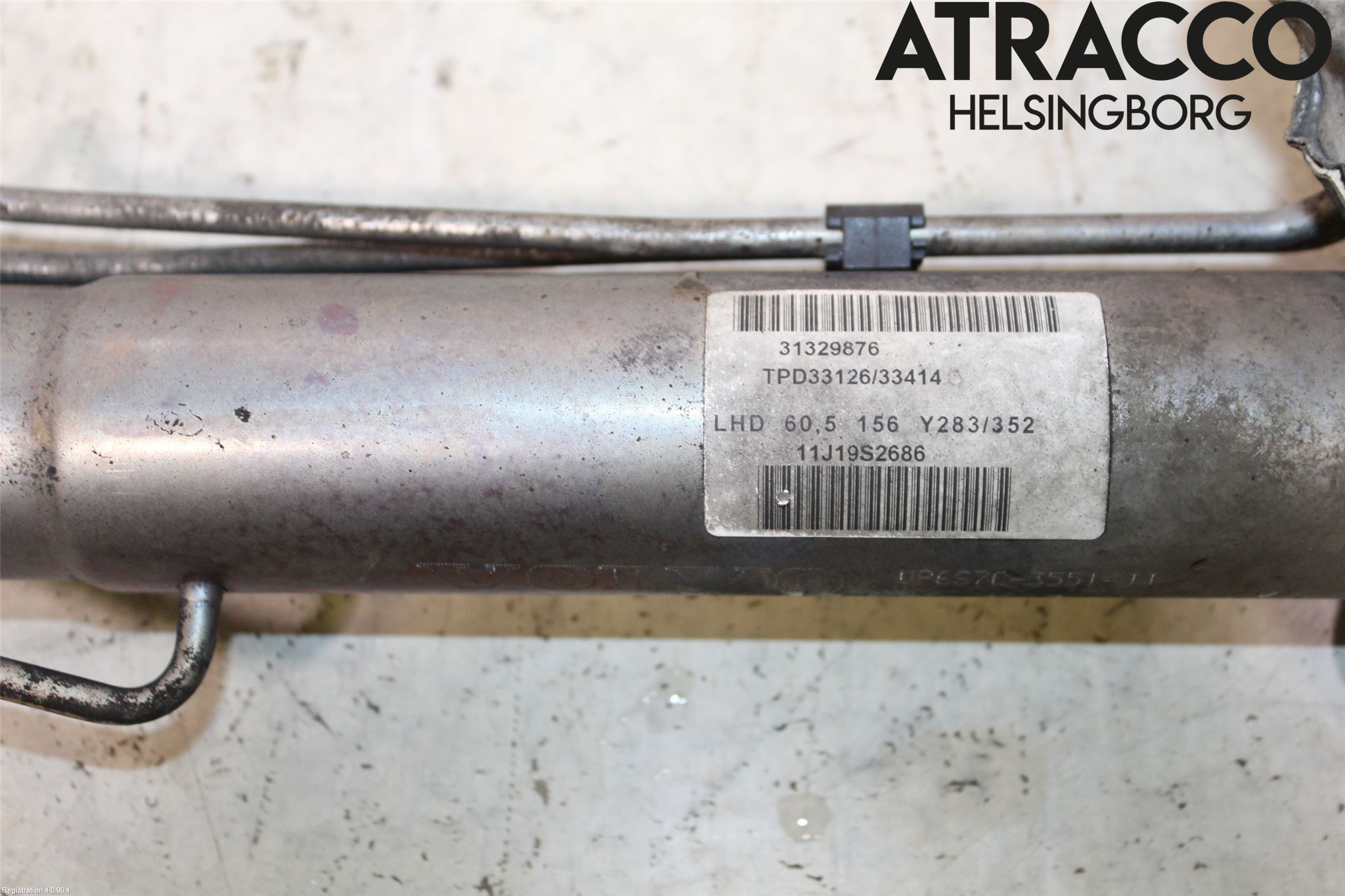 Volvo S60 11-13 Servo Snekke - Tannstang