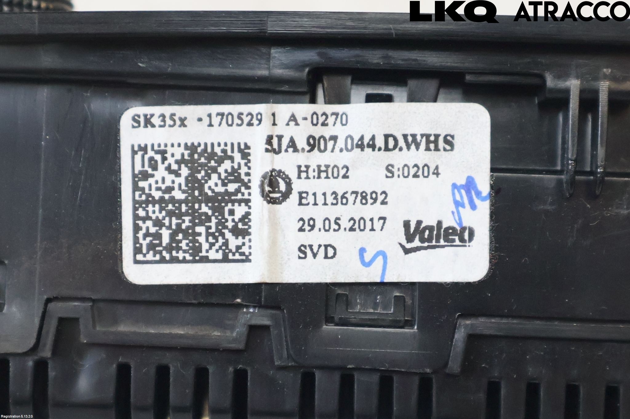 Skoda RAPID Varme Ac Betjening-Display
