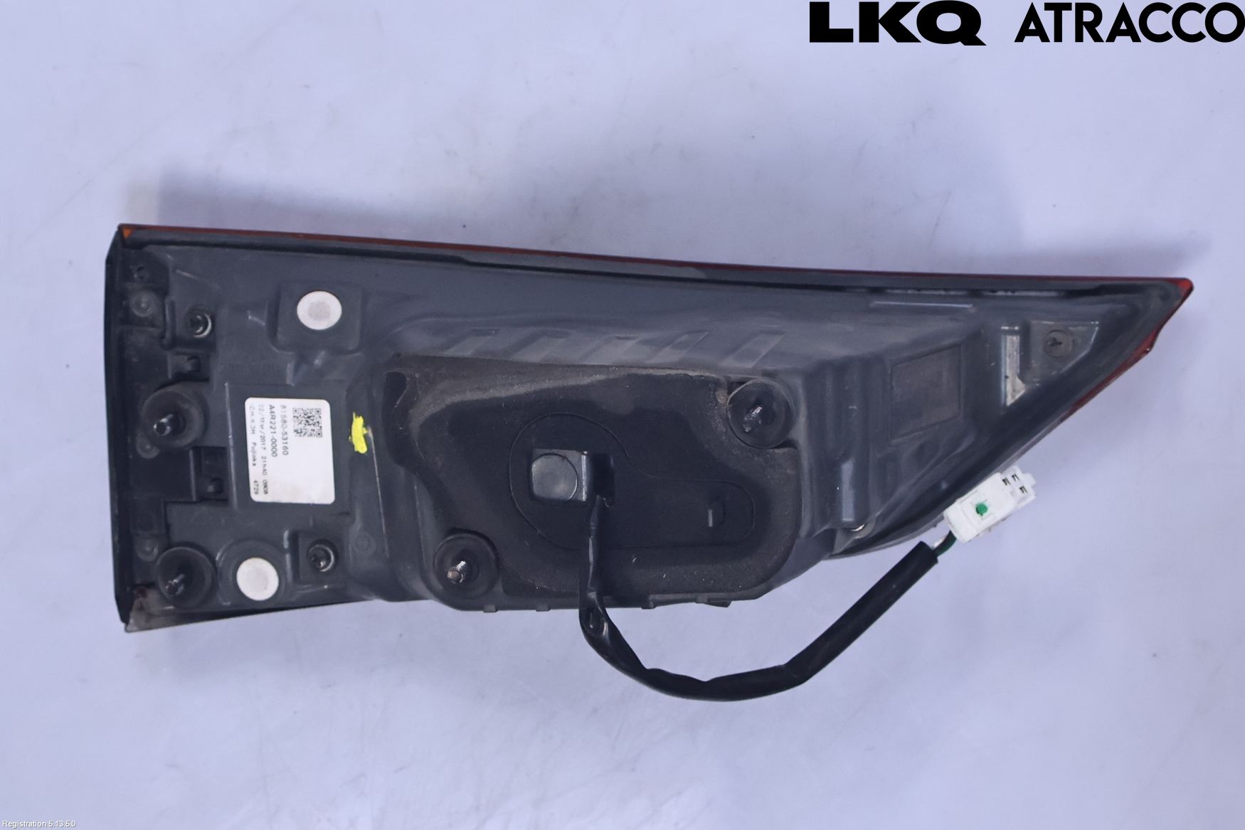 Lexus IS 250/350 14-20 Baklykt Høyre  På Luke(Indre)
