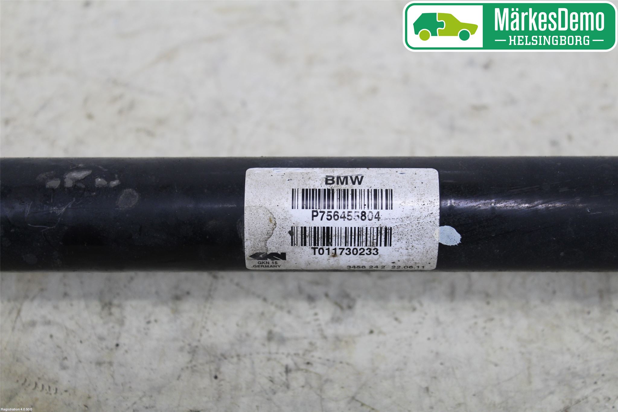 BMW X6 E71/E72   08-14 Drivaksel Bak Kompl Venstre