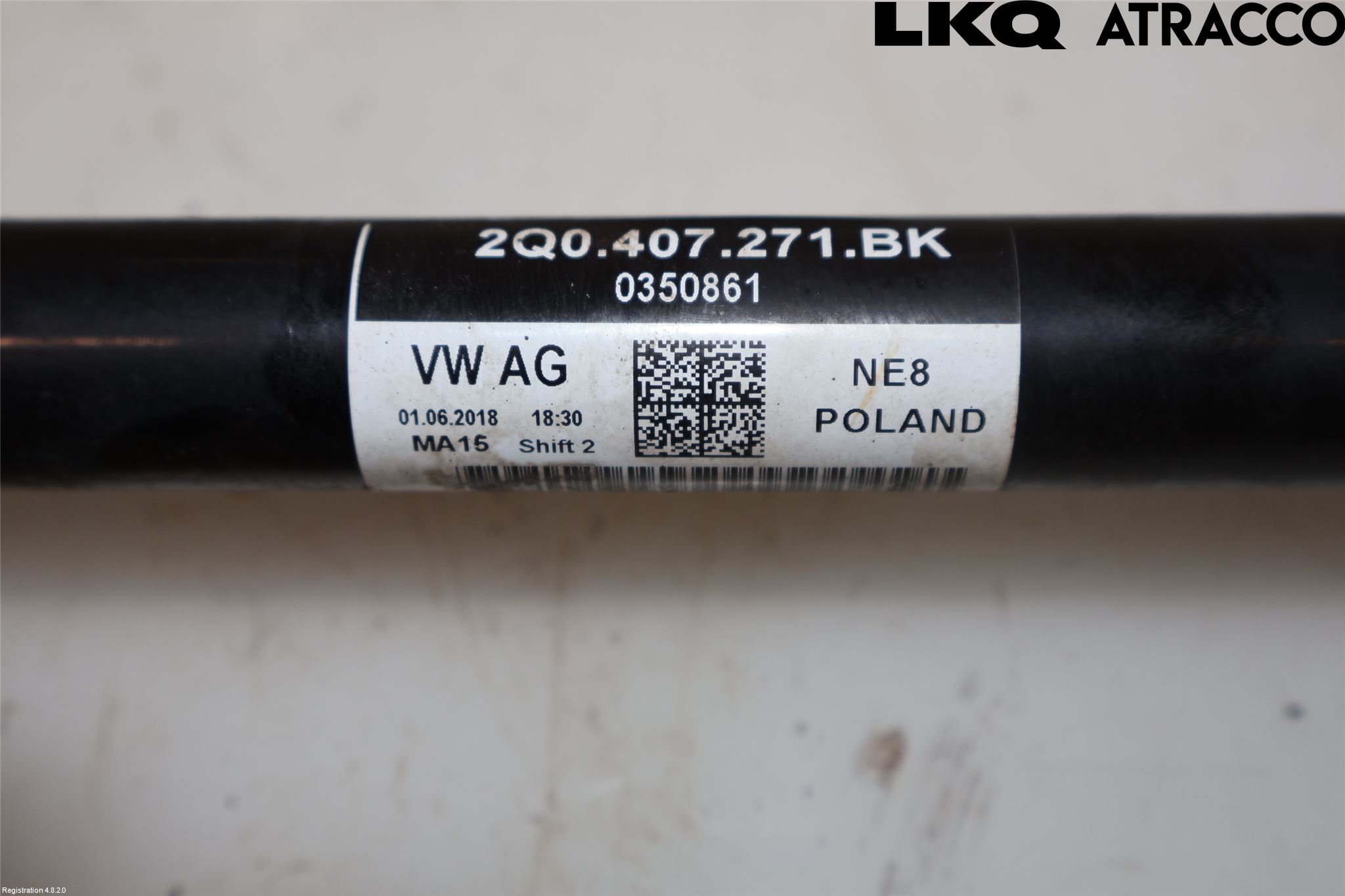 Volkswagen VW POLO VI 18->> Drivaksel Foran Kompl Venstre