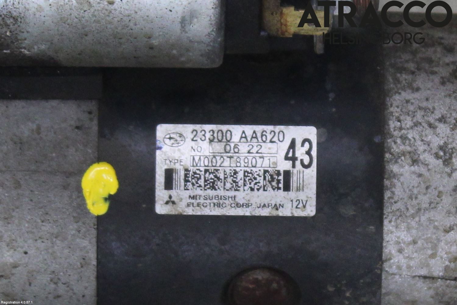 Subaru IMPREZA III 08-11 Startmotor Diesel