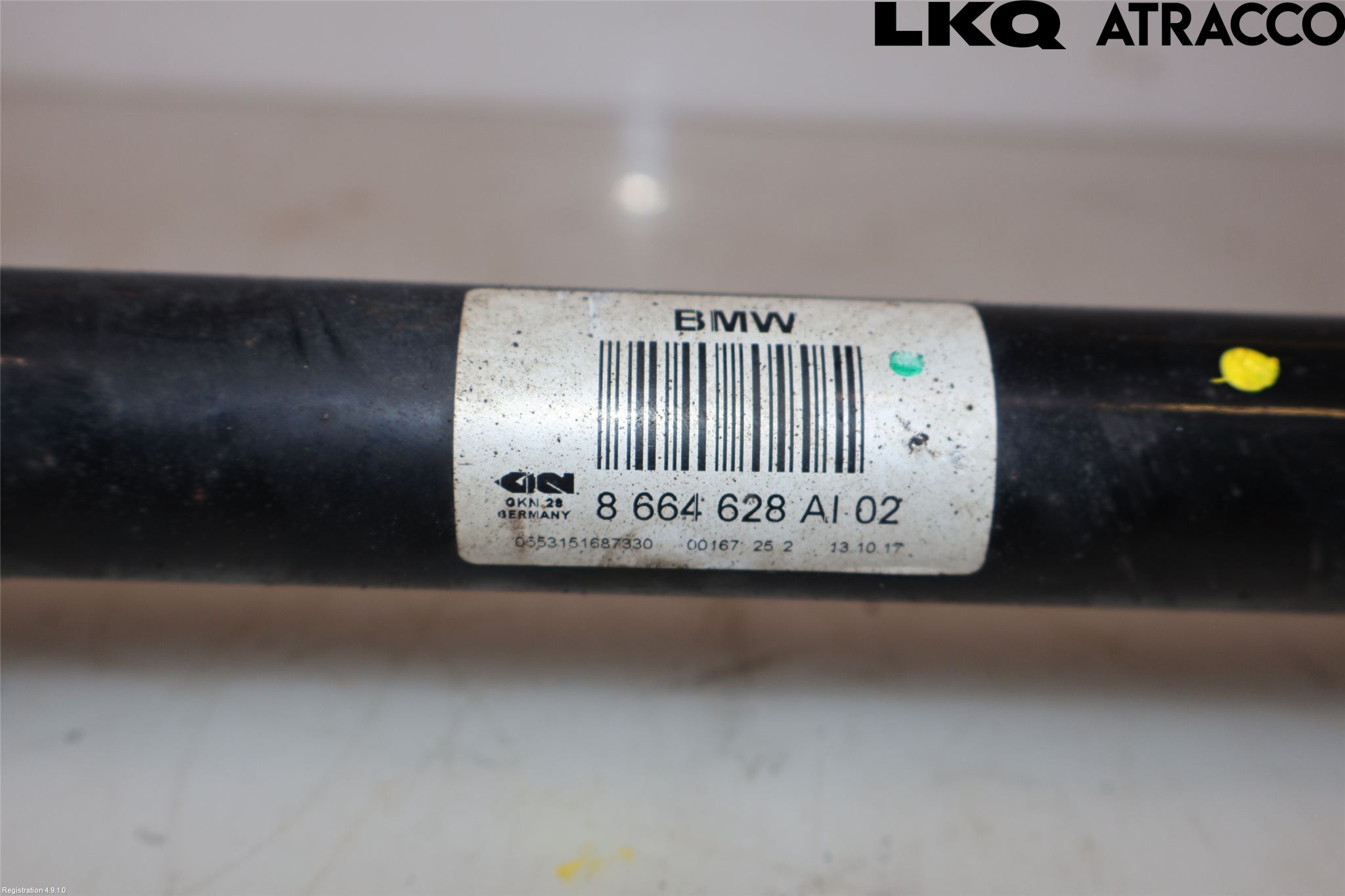 BMW 5 G30/G31/F90 17-23 Drivaksel Bak Kompl Høyre