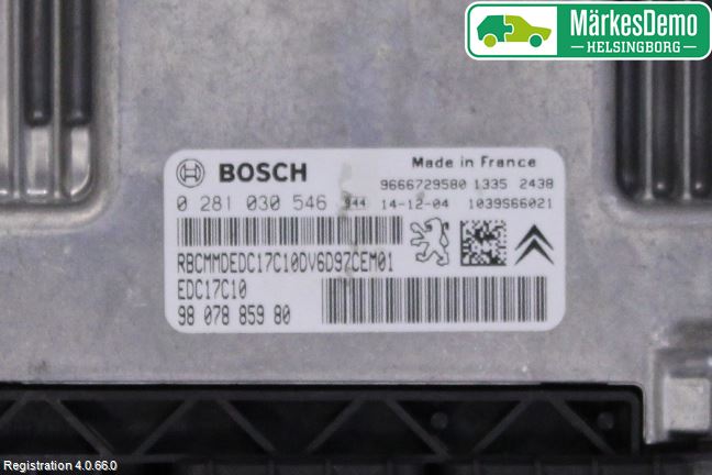 Peugeot PARTNER 08-15 Styreenhet Dieselpumpe