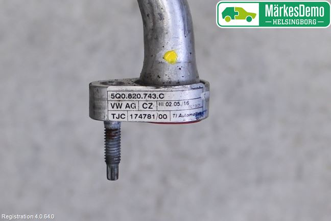 Volkswagen VW GOLF / E-GOLF VII 13-20 Varme Ac Slange - Rør